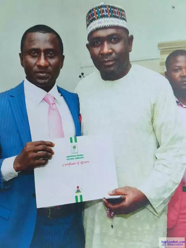 INEC issues Certificate of Return to Uche Ogar as Governor of Abia State [PHOTOS]